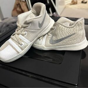 Nike Kids Tan and White Sneakers